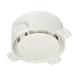 Bouche de pulsion et extraction, NoShow, Ø125mm, circulaire, blanc